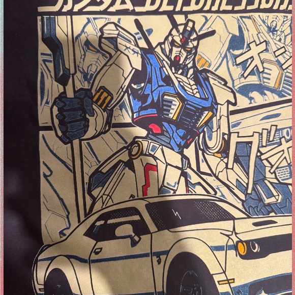 Gundam Hellcat Dodge Unisex T-Shirt - Picture 3 of 6